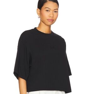 Anine Bing Myers Cropped Short Sleeve Tee